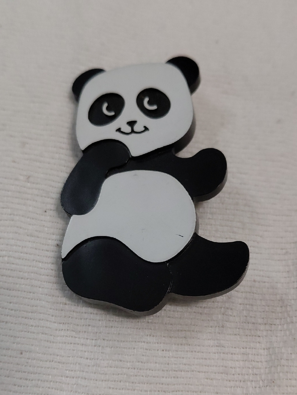 Vintage Avon Black and White Panda Enamel Brooch